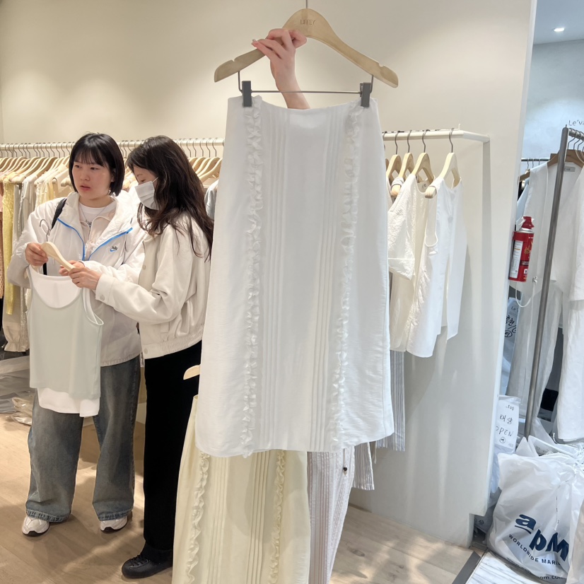 LIFFEY韓國直郵女裝新款26夏季26春夏時尚人氣長裙百褶褶裙LIFFEY長裙圖色2