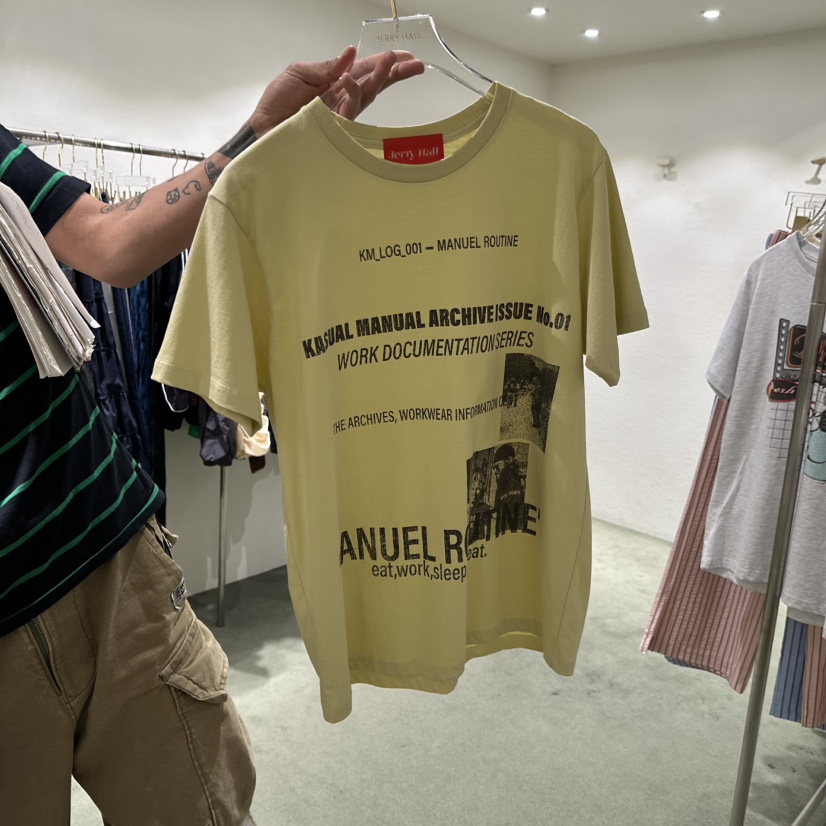 JERRY HALL-P韓國東大門直郵女士新款休閑職業26春夏T恤JERRY HALLT恤圖色2