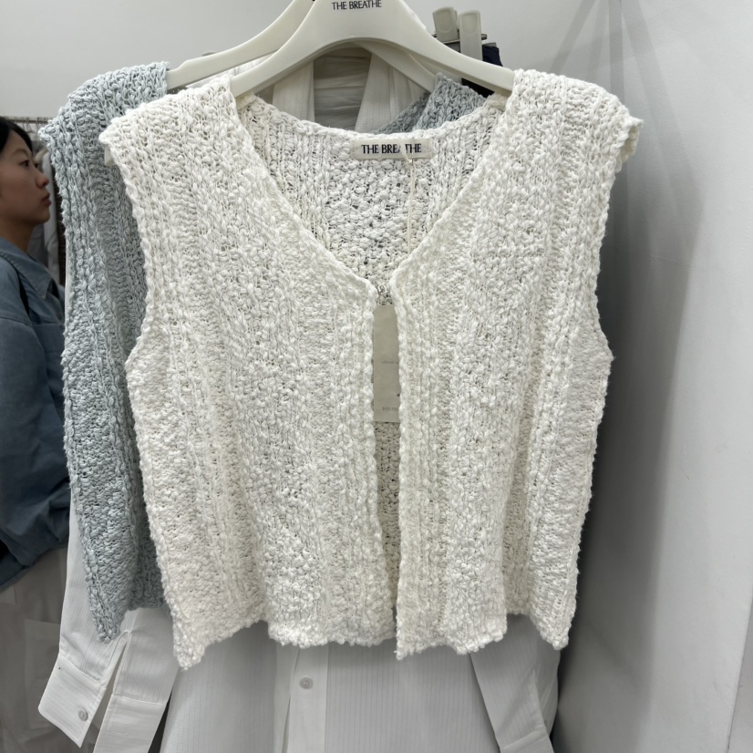 BREATHE韓國代購女裝新款休閑26春夏時尚熱賣職業推薦馬甲BREATHE馬甲圖色1