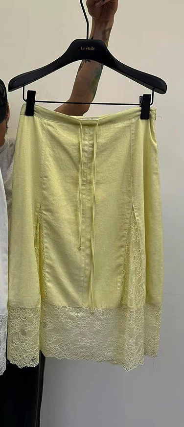 LE ETOILE東大門實拍韓國女士新品推薦半身裙中短裙蕾絲Le etoile半身裙/中短裙圖色2