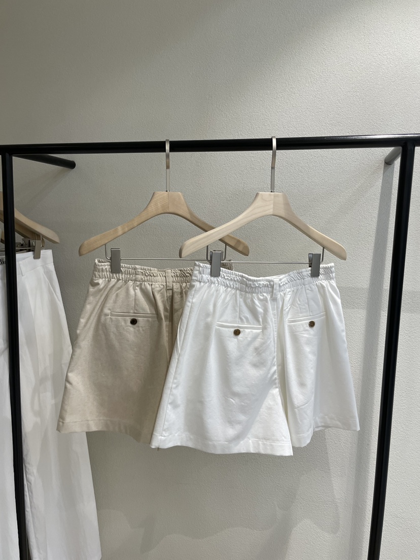 POSTMODERN韓國直郵女士新款26春夏26夏季推薦職業短褲亞麻POSTMODERN短褲