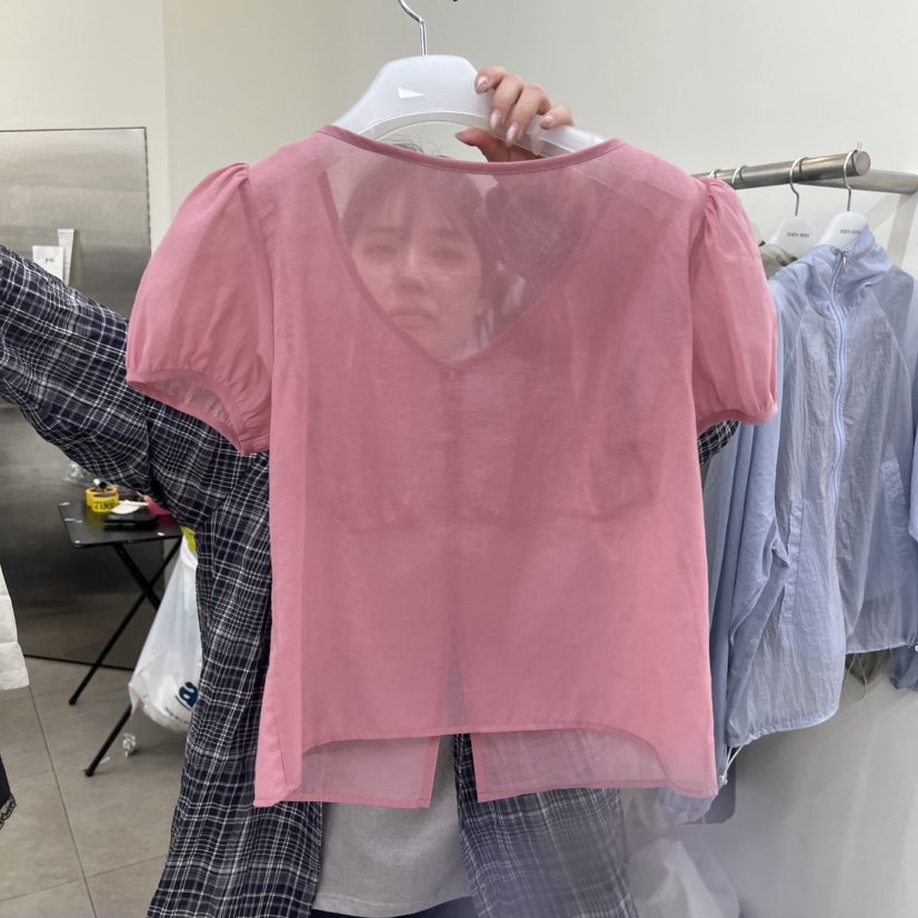 PORTS MOSS韓國直郵女士新品26夏季熱賣休閑推薦襯衫蕾絲衫PORTS_MOSS襯衫/蕾絲衫