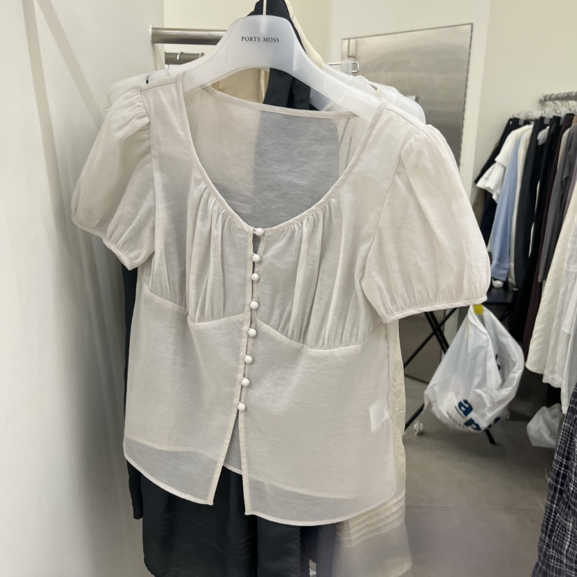 PORTS MOSS韓國直郵女士新品26夏季熱賣休閑推薦襯衫蕾絲衫PORTS_MOSS襯衫/蕾絲衫圖色3