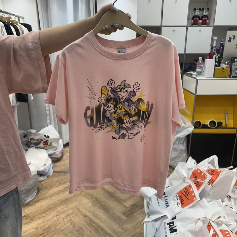 DE LINE韓國東大門代購女士新品推薦熱賣休閑職業26夏季T恤DE LINET恤圖色1