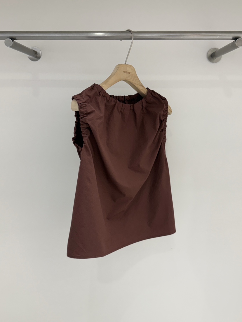 TOOGOOD韓國東大門直郵女裝新品時尚人氣吊帶背心棉質褶皺TOOGOOD吊帶/背心圖色2