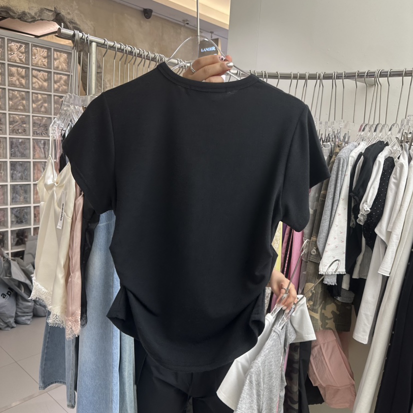 SEOLO韓國直郵女士新品時尚推薦26春夏熱賣26夏季職業T恤Seolo seoulT恤