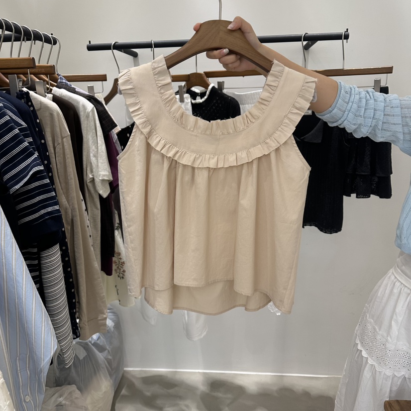 SIERRA東大門實拍韓國女士新品人氣26夏季時尚熱賣吊帶背心SIERRA吊帶/背心