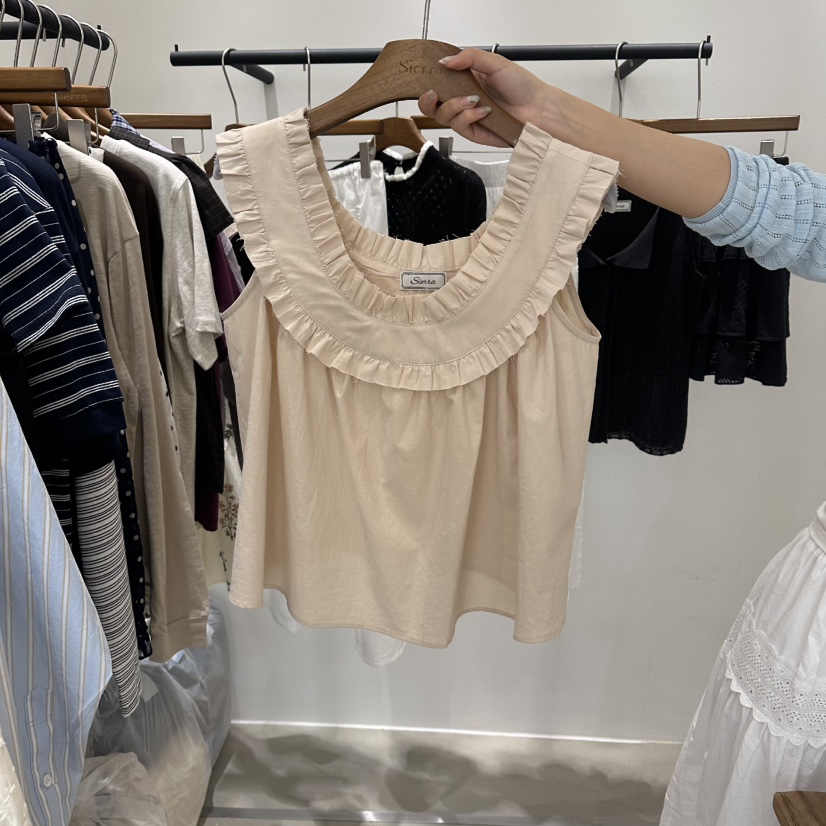 SIERRA東大門實拍韓國女士新品人氣26夏季時尚熱賣吊帶背心SIERRA吊帶/背心圖色1