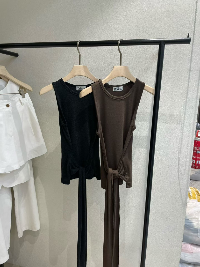 POSTMODERN韓國直郵實拍女裝新款推薦時尚26春夏吊帶背心POSTMODERN吊帶/背心