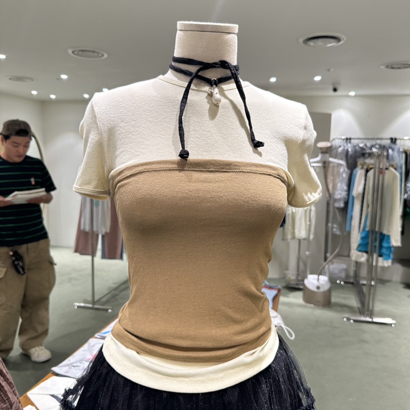 JERRY HALL-P韓國東大門代購女裝新品26春夏人氣職業T恤JERRY HALLT恤圖色1