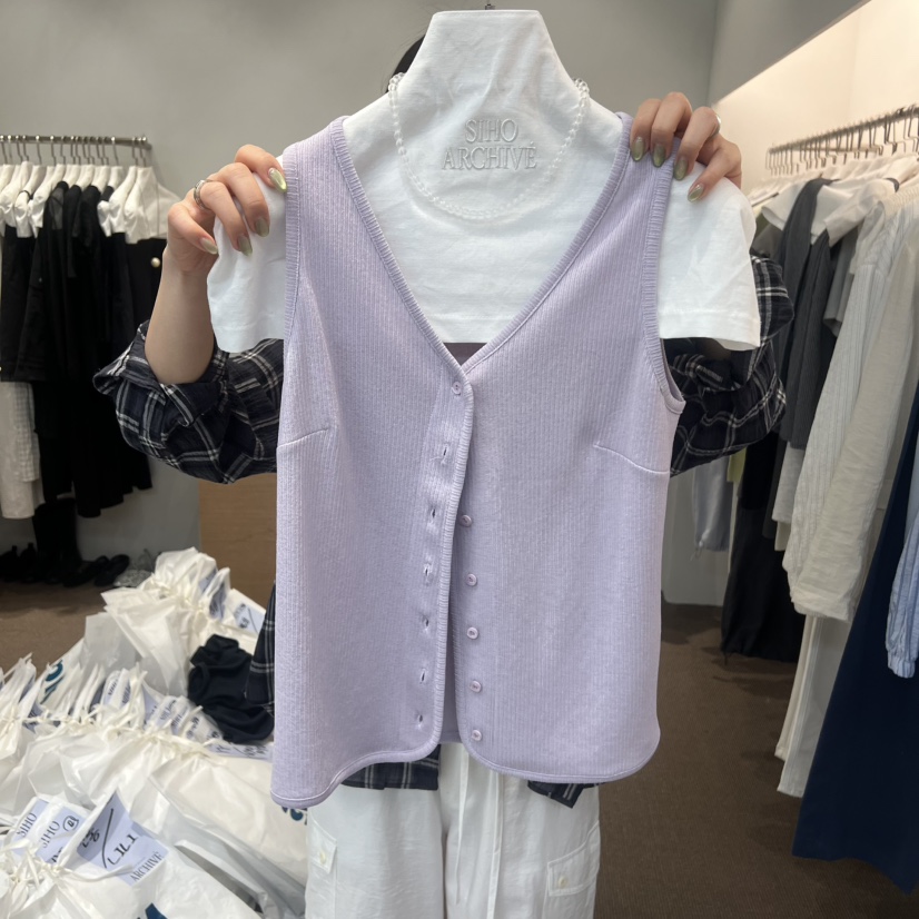 SIHO ARCHIVE韓國直郵實拍女裝新款時尚人氣26春夏吊帶背心SIHO ARCHIVE吊帶/背心圖色3
