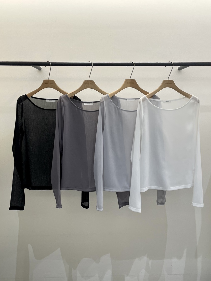 OBSESS東大門實拍韓國女裝新款推薦熱賣人氣26春夏長袖T恤OBSESS/EARLY BIRD長袖T恤