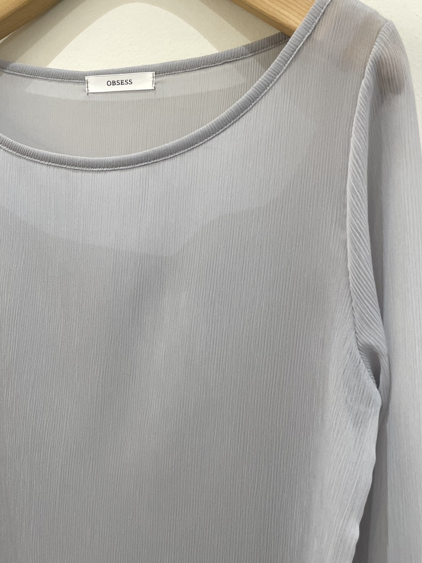 OBSESS東大門實拍韓國女裝新款推薦熱賣人氣26春夏長袖T恤OBSESS/EARLY BIRD長袖T恤