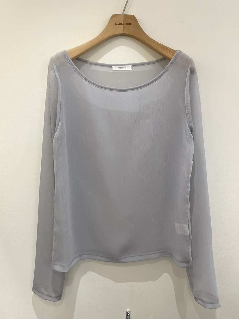 OBSESS東大門實拍韓國女裝新款推薦熱賣人氣26春夏長袖T恤OBSESS/EARLY BIRD長袖T恤圖色2