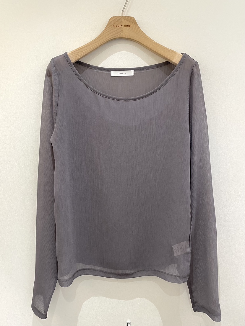 OBSESS東大門實拍韓國女裝新款推薦熱賣人氣26春夏長袖T恤OBSESS/EARLY BIRD長袖T恤圖色3