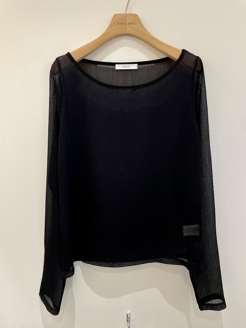 OBSESS東大門實拍韓國女裝新款推薦熱賣人氣26春夏長袖T恤OBSESS/EARLY BIRD長袖T恤圖色4