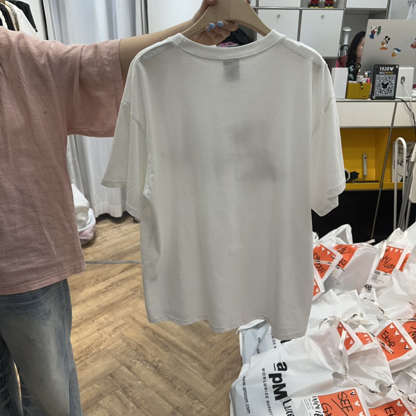 DE LINE韓國直郵女士新品熱賣時尚26夏季職業推薦人氣T恤DE LINET恤