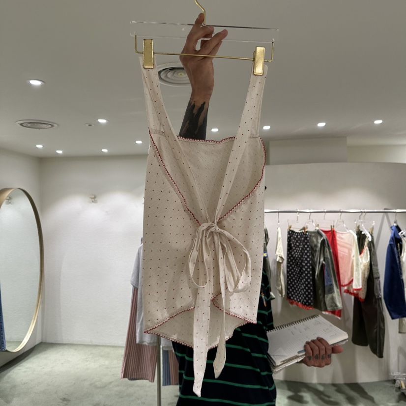 JERRY HALL-P東大門實拍韓國女裝新品26夏季吊帶背心圓點JERRY HALL吊帶/背心