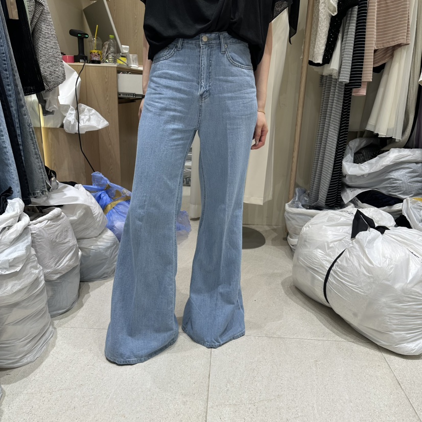 VINTAGE VIBE韓國東大門代購女士新款時尚推薦職業牛仔褲VINTAGE VIBE牛仔褲圖色1