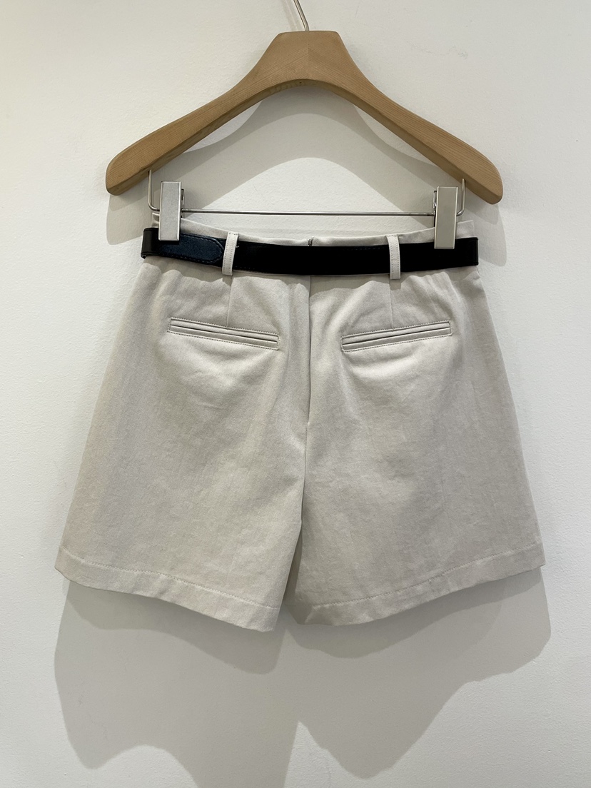 OBSESS東大門實拍韓國女裝新品時尚26夏季推薦短褲含腰帶OBSESS/EARLY BIRD短褲