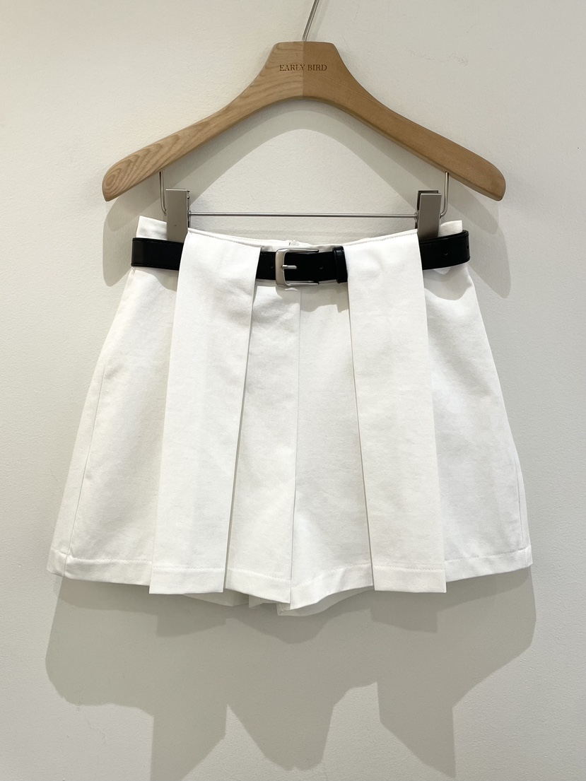 OBSESS東大門實拍韓國女裝新品時尚26夏季推薦短褲含腰帶OBSESS/EARLY BIRD短褲圖色1