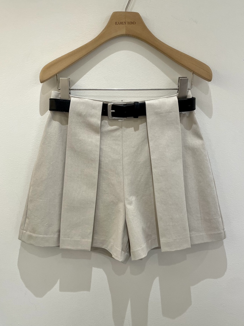 OBSESS東大門實拍韓國女裝新品時尚26夏季推薦短褲含腰帶OBSESS/EARLY BIRD短褲圖色2