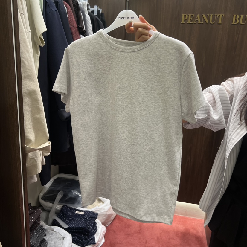 PEANUT BUTTER韓國東大門代購女裝新品26春夏職業休閑T恤PEANUT BUTTERT恤圖色5