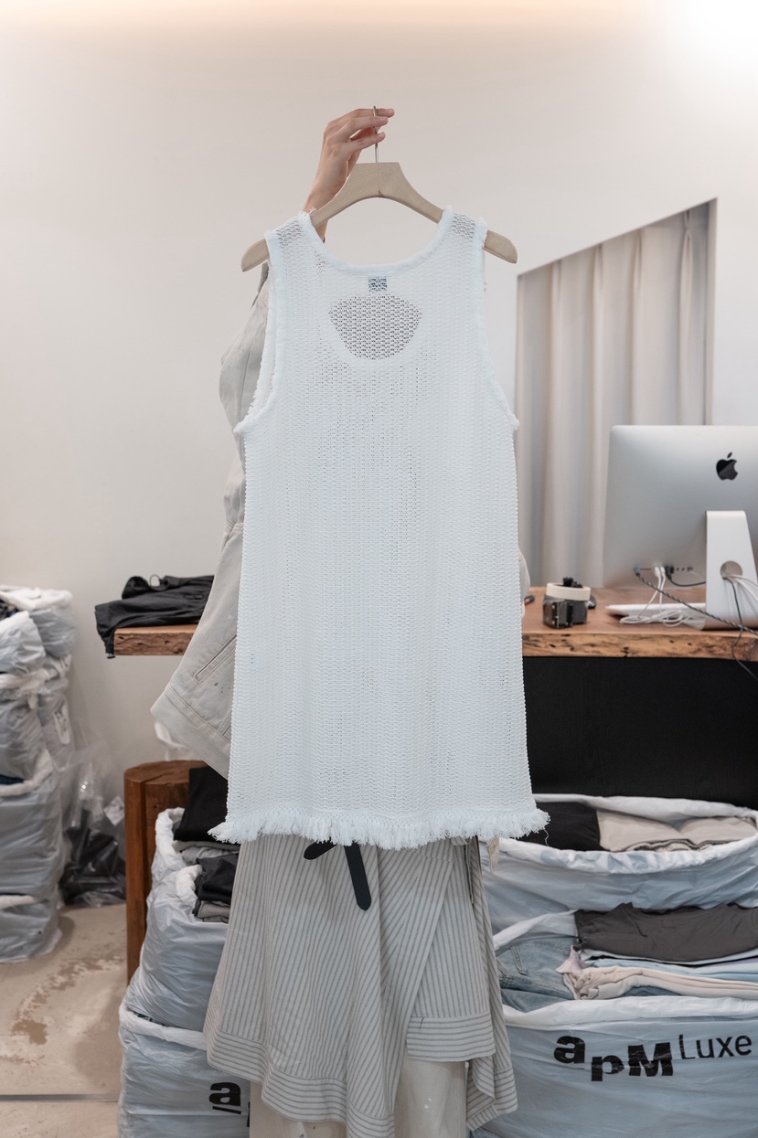 FRIC韓國東大門直郵女裝新款人氣26春夏熱賣休閑連衣裙網眼FRIC連衣裙