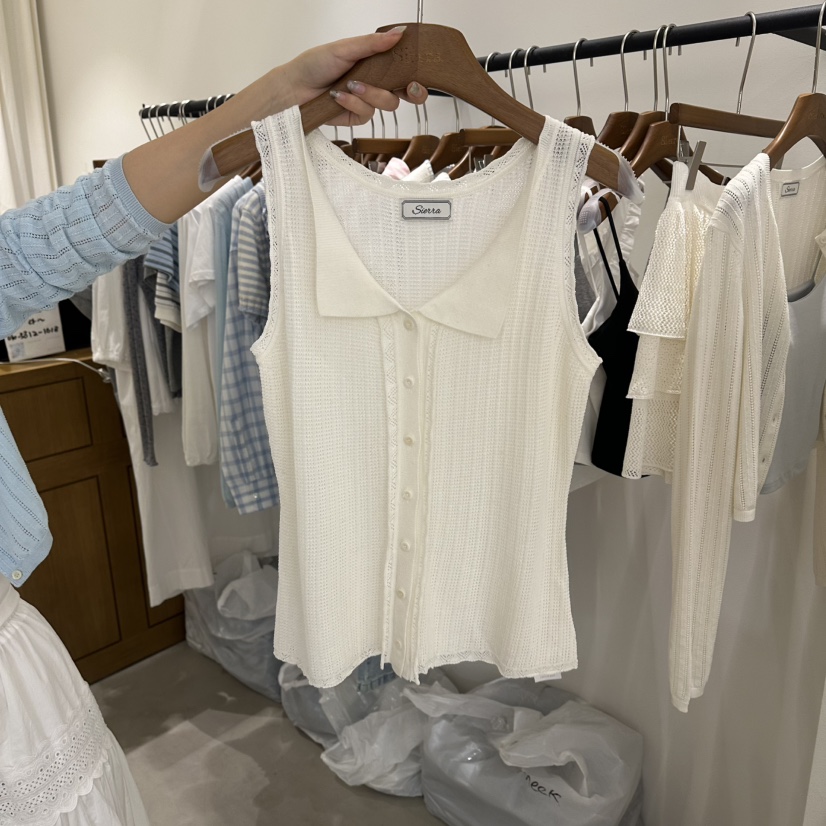 SIERRA東大門實拍韓國女裝新品時尚職業26春夏休閑吊帶背心SIERRA吊帶/背心圖色1