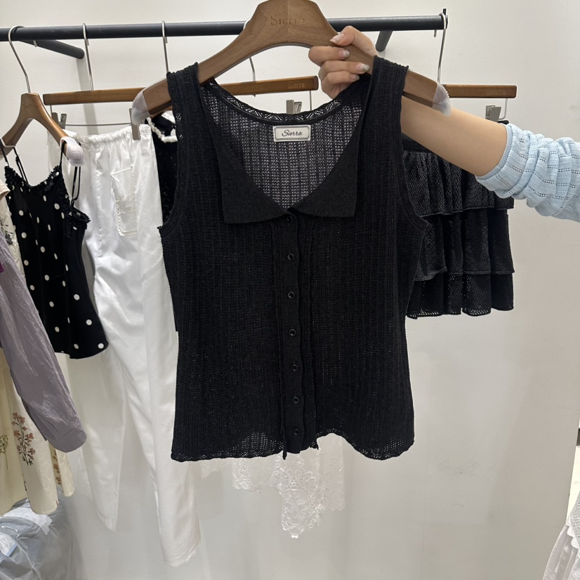 SIERRA東大門實拍韓國女裝新品時尚職業26春夏休閑吊帶背心SIERRA吊帶/背心圖色2