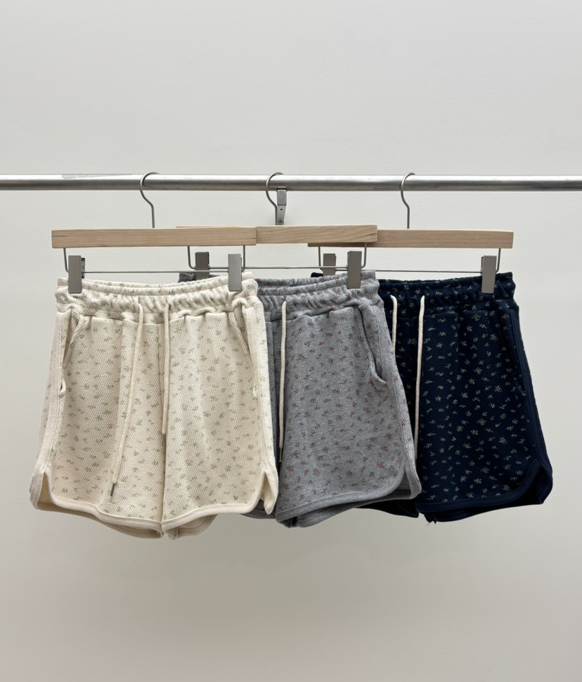 TOLL韓國直郵女士新品職業休閑熱賣時尚26夏季人氣短褲花朵TOLL短褲