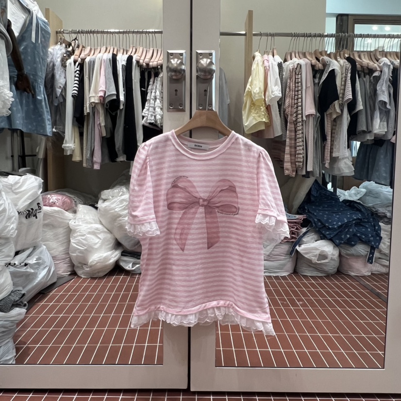 BE&amp;BE韓國直郵實拍女士新款26夏季熱賣休閑職業人氣T恤BE&beT恤圖色3