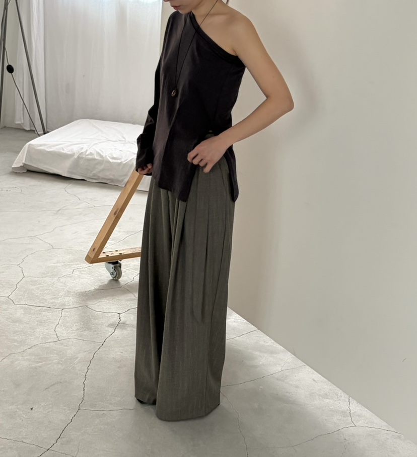 OVER NEAR韓國代購女士新品26春夏推薦26夏季休閑褲含腰帶OVER NEAR休閑褲