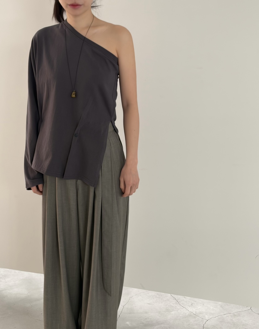 OVER NEAR韓國代購女士新品26春夏推薦26夏季休閑褲含腰帶OVER NEAR休閑褲