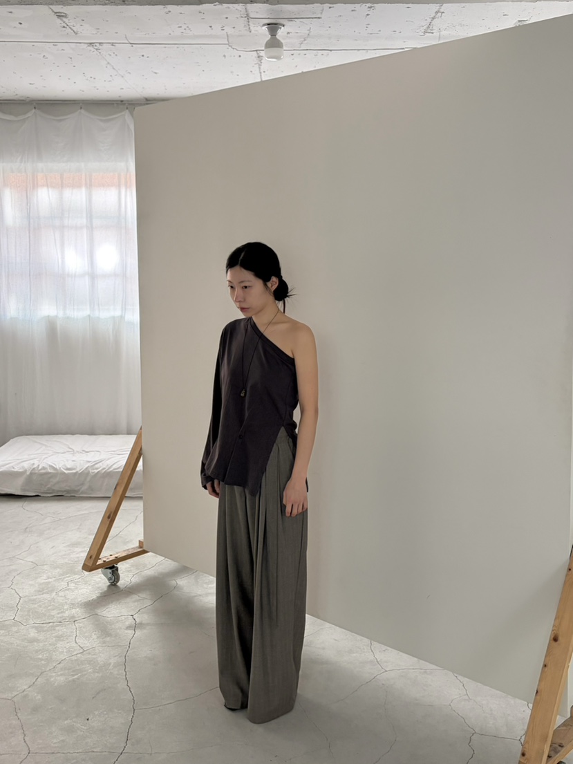 OVER NEAR韓國代購女士新品26春夏推薦26夏季休閑褲含腰帶OVER NEAR休閑褲