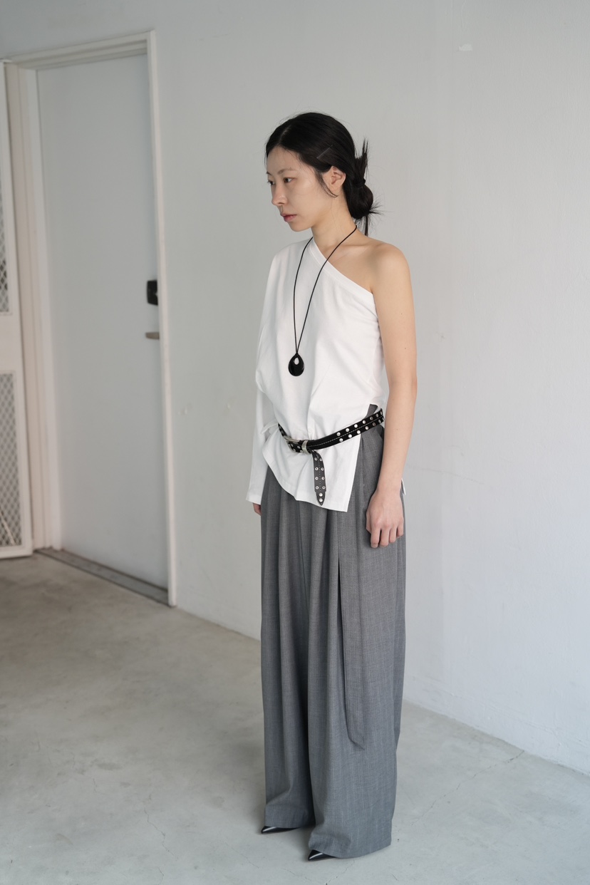 OVER NEAR韓國代購女士新品26春夏推薦26夏季休閑褲含腰帶OVER NEAR休閑褲