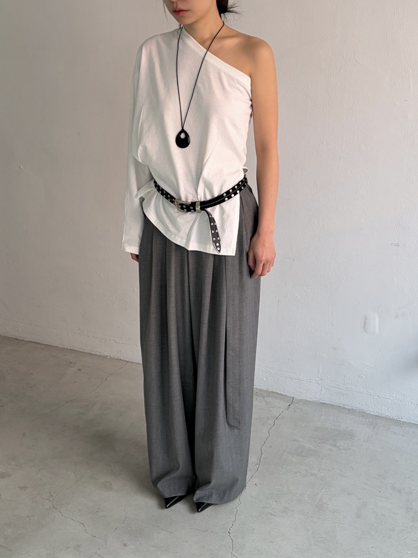 OVER NEAR韓國代購女士新品26春夏推薦26夏季休閑褲含腰帶OVER NEAR休閑褲