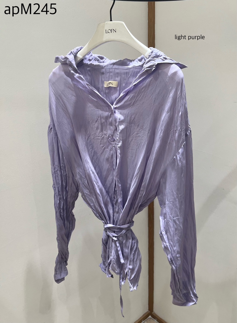 LOFN韓國直郵實拍女士新款休閑職業26夏季時尚襯衫蕾絲衫LOFN襯衫/蕾絲衫圖色1