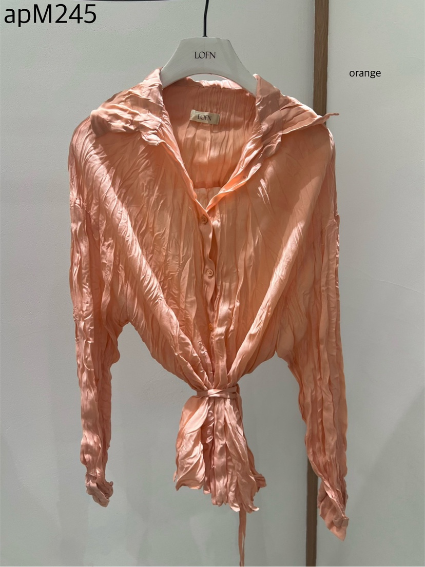 LOFN韓國直郵實拍女士新款休閑職業26夏季時尚襯衫蕾絲衫LOFN襯衫/蕾絲衫圖色3