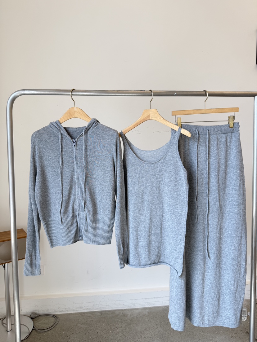 LAUNDRY韓國東大門代購女裝新款時尚休閑26春夏套裝套裝連帽LAUNDRY套裝