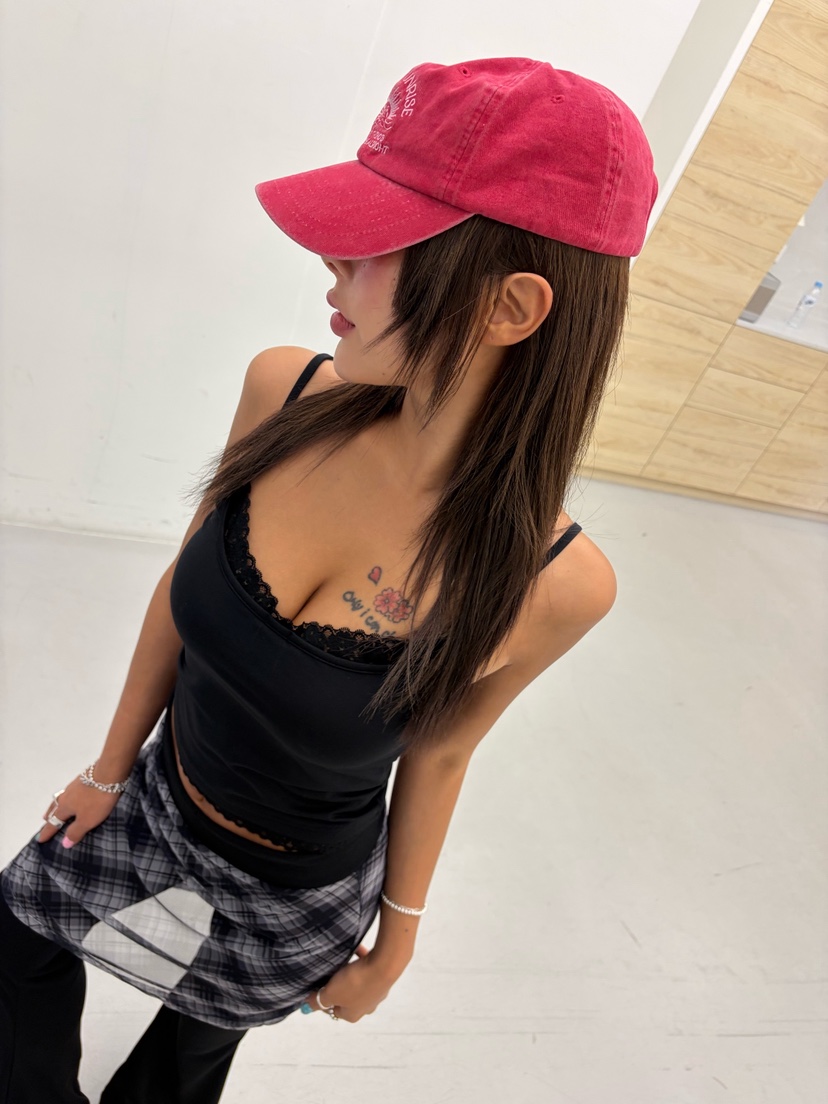 CUCUMBER韓國代購女裝新款時尚推薦休閑職業吊帶背心蕾絲CUCUMBER吊帶/背心