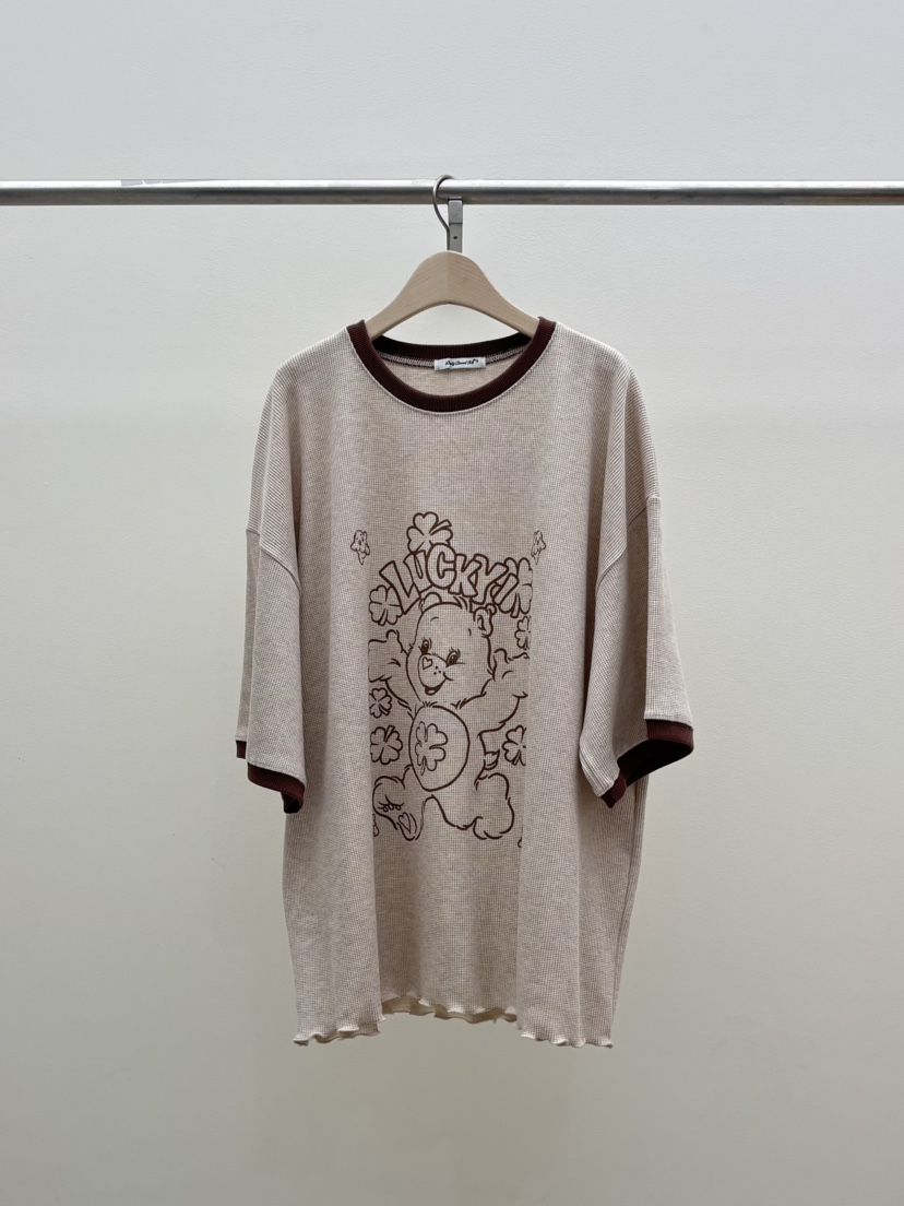 TOLL韓國代購女士新品人氣26春夏推薦職業26夏季熱賣時尚T恤TOLLT恤圖色2