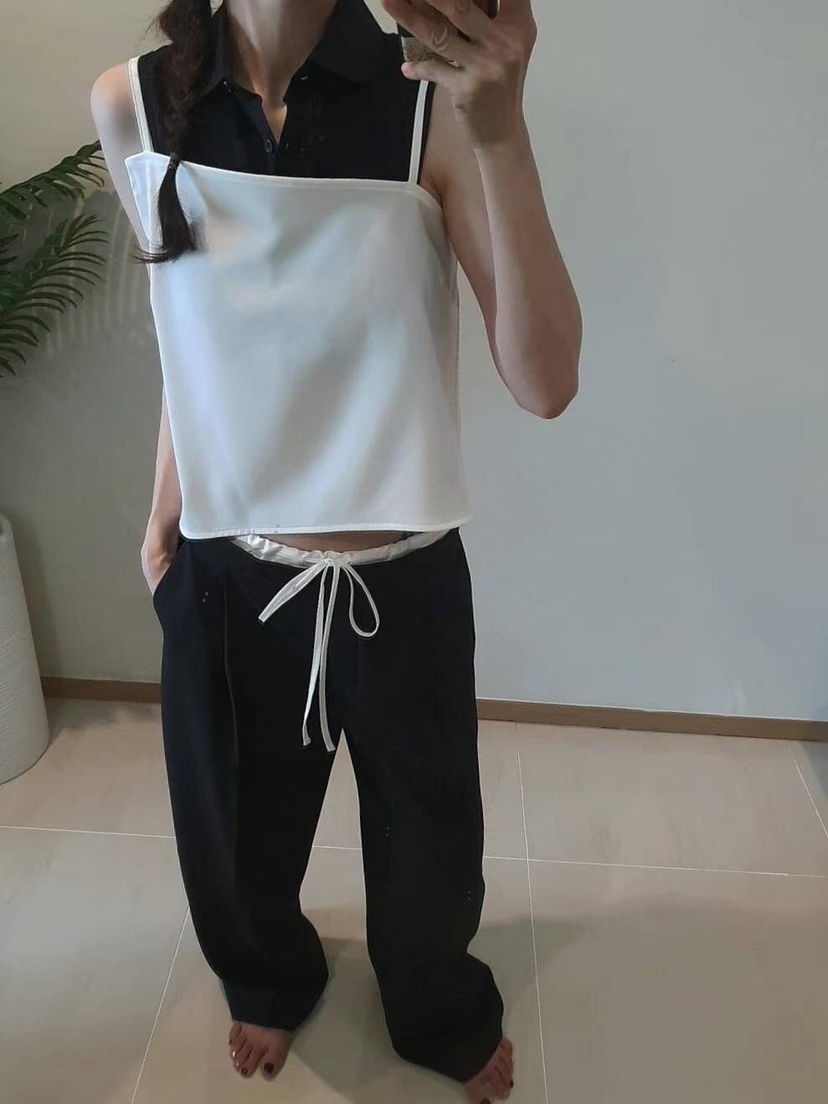 GENTLE B/LOVENTINA東大門實拍韓國女裝新品26春夏吊帶背心兩面穿GENTLE B/LOVENTINA吊帶/背心