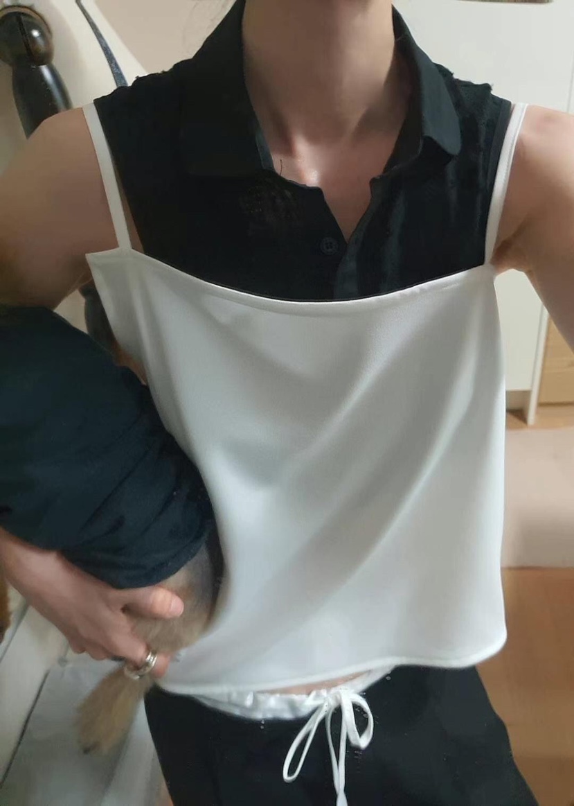 GENTLE B/LOVENTINA東大門實拍韓國女裝新品26春夏吊帶背心兩面穿GENTLE B/LOVENTINA吊帶/背心