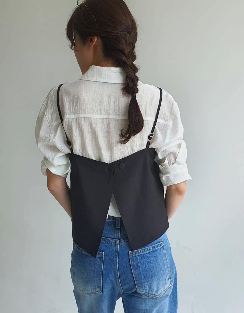 GENTLE B/LOVENTINA東大門實拍韓國女裝新品26春夏吊帶背心兩面穿GENTLE B/LOVENTINA吊帶/背心