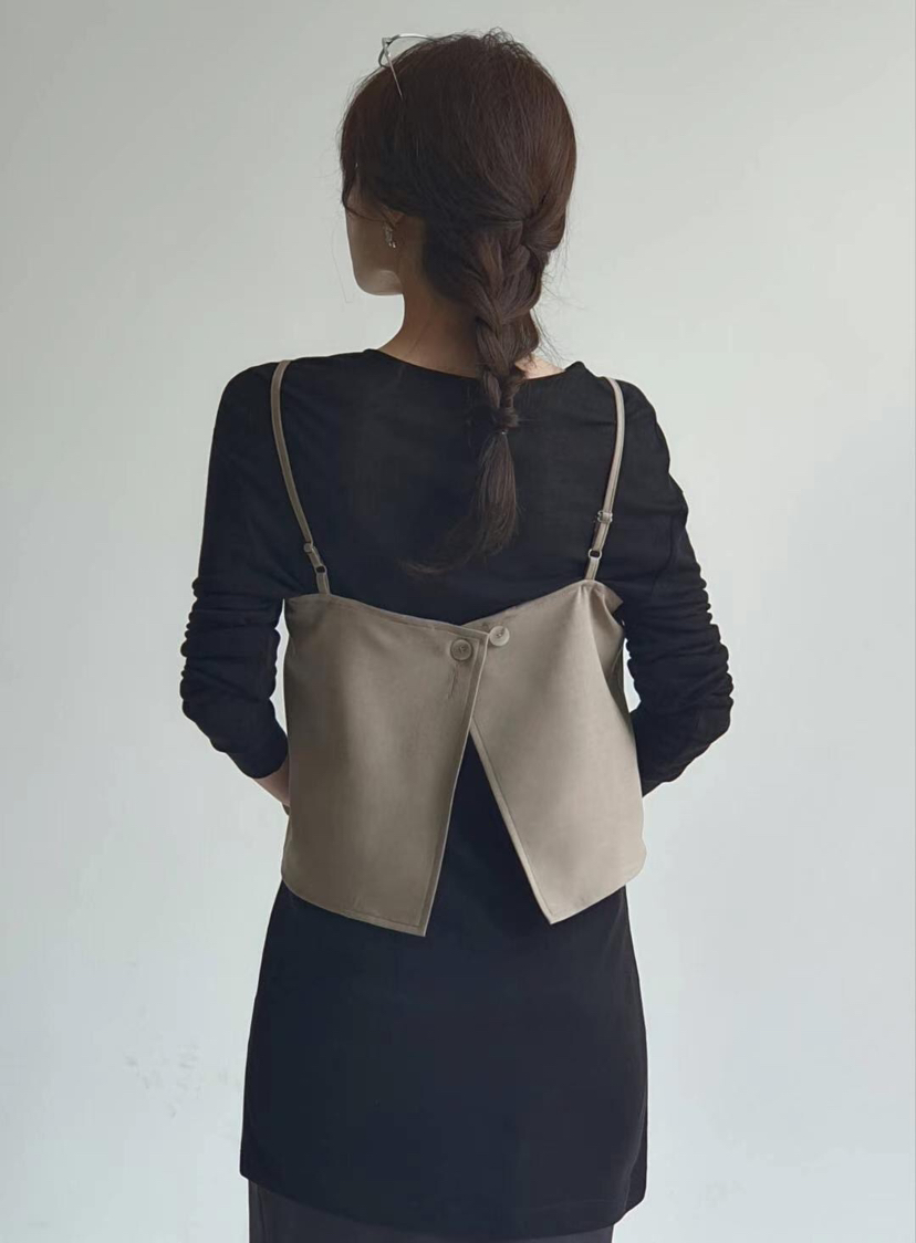 GENTLE B/LOVENTINA東大門實拍韓國女裝新品26春夏吊帶背心兩面穿GENTLE B/LOVENTINA吊帶/背心