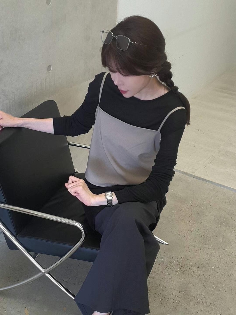 GENTLE B/LOVENTINA東大門實拍韓國女裝新品26春夏吊帶背心兩面穿GENTLE B/LOVENTINA吊帶/背心