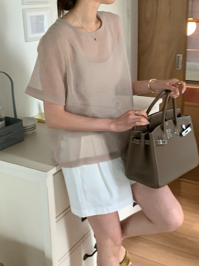 COBALT BLUE韓國直郵實拍女裝新品推薦熱賣職業襯衫蕾絲衫COBALT BLUE襯衫/蕾絲衫圖色2