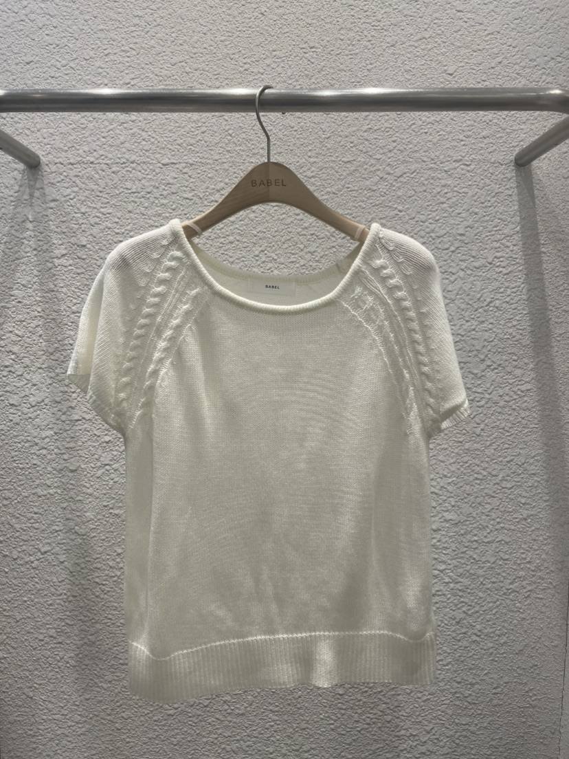 BABEL韓國東大門代購女士新品人氣職業時尚針織衫短袖針織衫BABEL針織衫圖色2