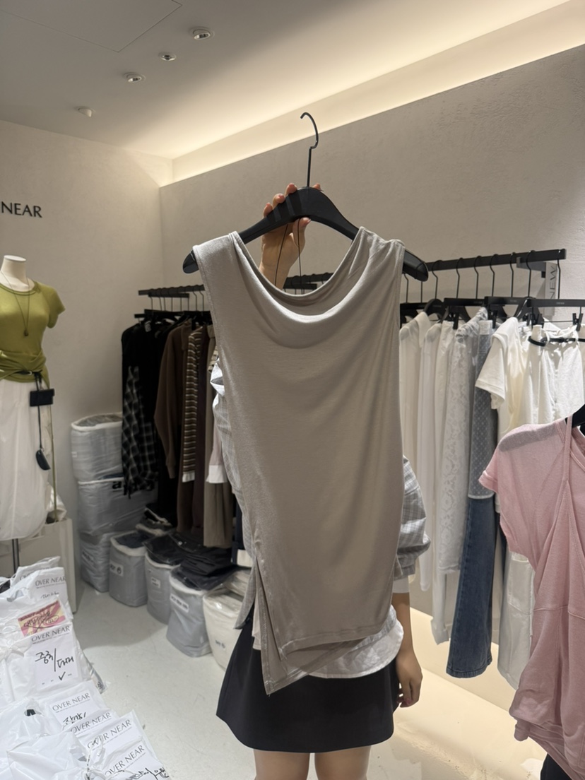OVER NEAR韓國直郵女士新款26春夏熱賣26夏季T恤不含配飾OVER NEART恤